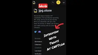 C4S - Cardano4Seniors interview with Travis from JPEG.Store at Cnftcon 2022 in LasVegas.