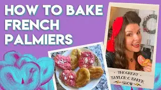 How to Bake French Palmiers - Elephant Ear Cookies - Easy 3 Ingredient Cookie Recipe