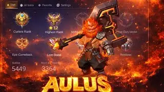 Aulus Star Of The Show / Legendary / Normal Gameplayer #mobilelegends