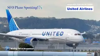 [4K] 🇺🇸 United Airlines B787 8 Dreamliner Takeoff | SFO ✈️ ORD | N45905 | Jan 2026 #planespotting