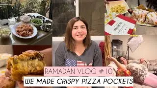 KFC for Sehri & My SIL Shares Her Cheesy Pizza Pocket Recipe | GlossipsVlogs