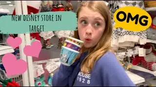 Our First Visit To The NEW DISNEY Store In Target | Vlog 2