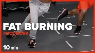 FAT BURNING FOOTWORK - 10 min | Szymon Gaś & Katarzyna Kępka