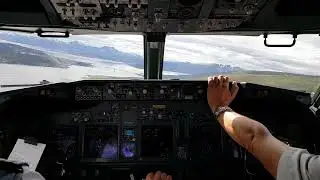 Amazing landing with a Boeing 737 