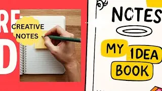 Easy Notes Cover Page Drawing , Anyone can draw #notes_making #notebookcoverdesign #creativenotes