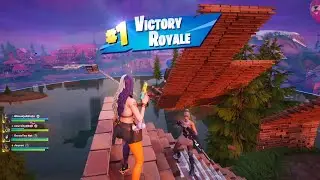 Fortnite Meg Skin Quint Win PS5 Gameplay 
