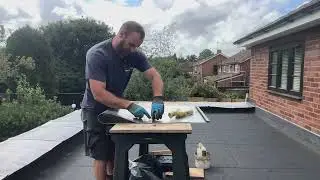 Code 5 Lead Capping Installation To The Leaky Copings