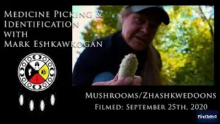 Medicine Picking & Identification with Mark Eshkawkogan - September, 2020 - Zhashkwedoons/Mushrooms