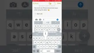 November 2017 How to fix the iPhone autocorrect issue when using the letter i 😊