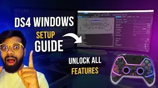 How to Use DS4Windows to Unlock All Controller Features on PC | Unlock Touchpad, Gyro, Vibration.
