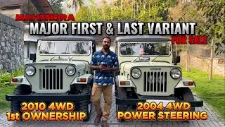 Mahindra Major 2010 & 2004 company 4WD jeeps/SOLD✅.2004 Power steering,2010 1st ownership#sale