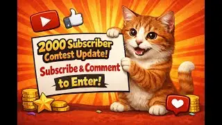 Обновление к розыгрышу призов в честь 2000 подписчиков! Подписывайтесь и оставляйте комментарии, ...