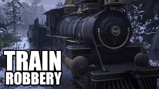 RED DEAD REDEMPTION 2 - First Train Robbery / Leviticus Cornwall Train Robbery PART 4