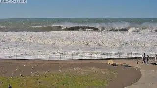 Sharp Park Beach, Pacifica CA 4K Live