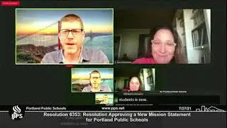 2021-07-27 Portland Public Schools Board of Education Regular Meeting