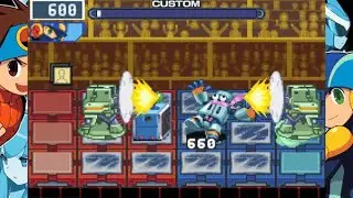 MegaMan Battle Network 4 - Blue Moon Battle Tournament - Lan VS Chillski (ColdMan)