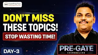 🎯 GATE 2026 LIVE | High-Weightage Topics & Time Management | Day-3