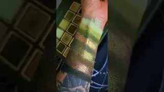 cosmic brushes undergrowth palette swatches #indiemakeup #cosmicbeauty #undergrowthpalette #swatches