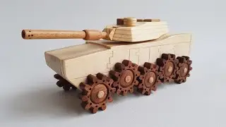 Wooden Gear Tank - DIY wood gear tank PDF plans and patterns tutorial