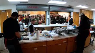 Selling BBQ at the 2021 Hunter's Expo