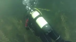 M&uuml;llsammelaktion im Badesee Lingenfeld/R&ouml;merberg
