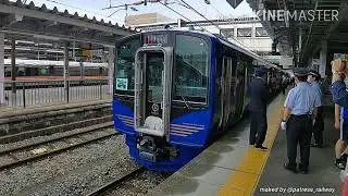 【しなの鉄道】㊗️🎉デビュー！ SR1系S103+S101編成 特別快速軽井沢リゾート1号妙高高原行き 長野駅発着シーン
