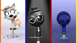 HELP 😱 Sprunki WENDA🤍 vs BLACK🎩 & JEVIN🔷| Crazy Transformation! Confin Dance 🎶