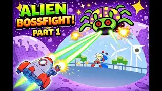 Битва с инопланетным боссом, часть 1 | Учебное пособие по игре на Scratch