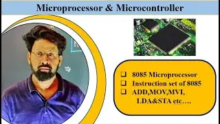 Instruction set of 8085 microprocessor|ADD,MOV,MVI,LDA & STA instructions