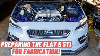 Preparing the Flat 6 Subaru STI for Fabrication!