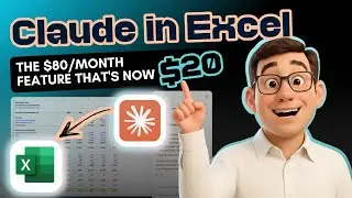Claude in Excel: Why the $20 Plan Changes EVERYTHING.