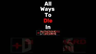 All ways to d!e in Doors💀/все способы умереть в дорс💀 #games #roblox #horrorgaming #robloxdoors