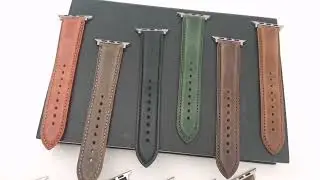Customize Leather Watch Bands Genuine Watch Straps for Men Top Grain Leather Watch Strap