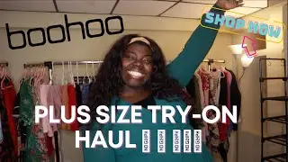 BooHoo Try-On Haul: PLUS SIZE EDTION 🛍️ 💗🥰✨ | tia louise vlogs