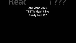 Airport Security Force Jobs 2025 Written Test Preparation for the Post of Corporal and ASI