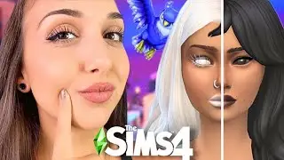 Je dois faire des JUMELLES occultes OPPOSÉES dans les sims 4 ! *opposite challenge*