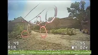 2 pack flying | 1s meteor 65 pro whoop | VCI spark 0702 27000kv