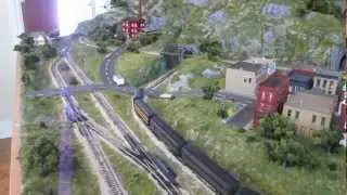 Jackson Family N-Scale Model Train Layout