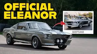 We transformed this Mustang into an officially registered Eleanor 🤯
