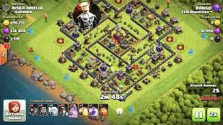 Th10 miner attack without seize and castle troops with loot