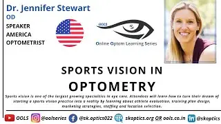 Sports Vision In #Optometry #SportsVision #Athletics | OOLS | Dr. Jennifer Stewart