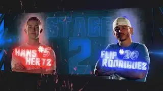 Hans Hertz vs. Flip Rodriguez - Stage 2 Race Fast Forward | American Ninja Warrior Season 15