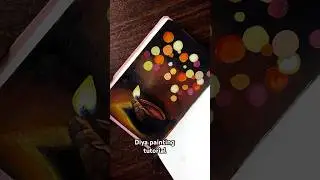 Tutorial:￼ How to paint realistic Diya 🪔 #Shorts #Trending