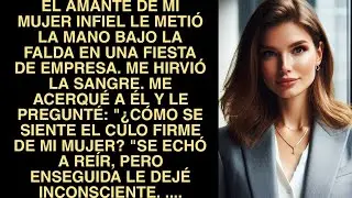 El Amante De Mi Mujer Infiel Le Metió La Mano Bajo La Falda En Una Fiesta De Empresa. Me Hirvió La