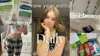 ZIMOWY VLOG❄️ książki | filmy | postanowienia na 2024 | unboxing paczki