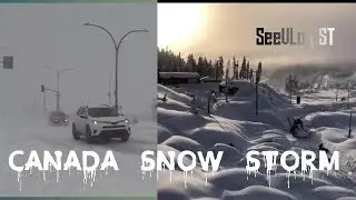 Canada First Major Snow Storm of 2019 HD SeeVlog ST QHD 1440p