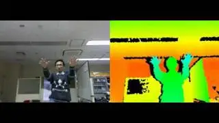 Kinect RGB Color and 3D Depth Sensors