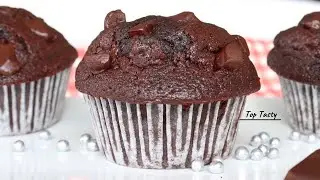 SUPER SOFT DOUBLE CHOCOLATE MUFFINS