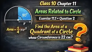 class 10 maths chapter 11 | areas related to circle | exercise 11.1 question number 2 | कक्षा 10