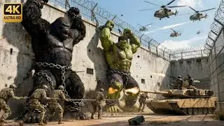 KING KONG AND HULK vs ENTIRE US MILITARY | Epic Destruction Battle l @KongWorldAdventures25